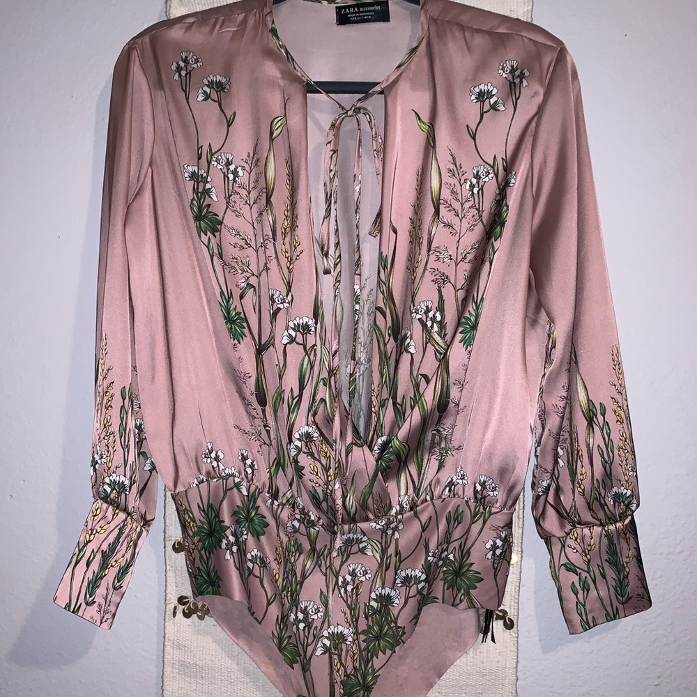 Zara Satin Bodysuit
